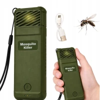 Verk 24660 Přenosný odpuzovač komárů a hmyzu 5 V, USB-C, zelený