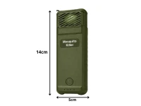 Verk 24660 Přenosný odpuzovač komárů a hmyzu 5 V, USB-C, zelený
