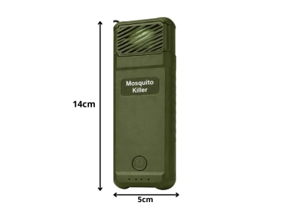 Verk 24660 Přenosný odpuzovač komárů a hmyzu 5 V, USB-C, zelený