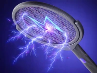 Verk 24661 Plácačka na mouchy elektrická 2 v 1, teleskopická, šedá