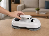 Verk 27707 Robotický magnetický čistič okien, diaľkové ovládanie, 72 W, biely