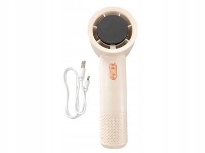 Verk 27708 Ruční mini ventilátor, USB, 5 W, bílý 