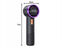 Verk 27708 Ruční mini ventilátor, USB, 5 W, černý