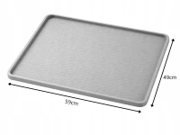 Verk 27713 Silikonová protiskluzová podložka na pračku 59 x 49 cm, šedá
