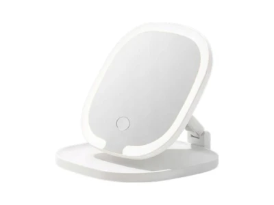 Verk 27726 Kozmetické zrkadlo s LED osvetlením, 3 farby osvetlenia, USB, biele