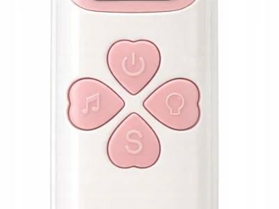 Verk 27734 Dětská odsávačka nosních hlenů, USB, 4 koncovky, růžová