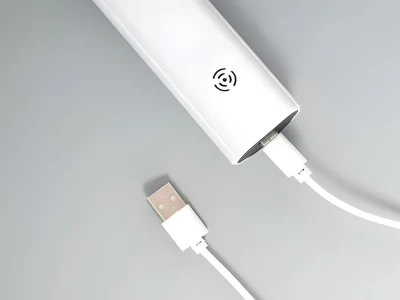 Verk 27734 Dětská odsávačka nosních hlenů, USB, 4 koncovky, růžová