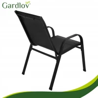 Gardlov 27568 Balkónová súprava - stôl + 2 stoličky, čierna 