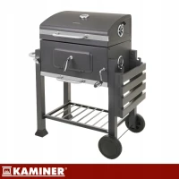 Kaminer 27319 Záhradný gril na drevené uhlie s vekom 120 x 116 x 55 cm