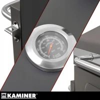 Kaminer 27319 Záhradný gril na drevené uhlie s vekom 120 x 116 x 55 cm
