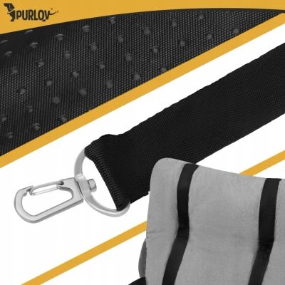 Purlov 27676 Autosedačka pro psy vel. L 53 x 42 x 30 cm, šedá