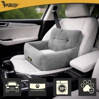 Purlov 27675 Autosedačka pro psy vel. S 44 x 35 x 30 cm, šedá