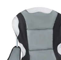 Trizand 27519 Čalúnené rybárske kreslo, nosnosť 120 kg, sivé