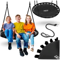 Neo-Sport NS-102 Hojdačka „Čapí hniezdo“ 110 cm, čierna
