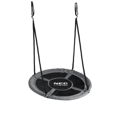 Neo-Sport NS-103 Hojdačka „Čapí hniezdo“ 110 cm, čierno-sivá