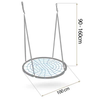 Neo-Sport NS-104 Houpačka čapí hnízdo 100 cm, černo-modrá
