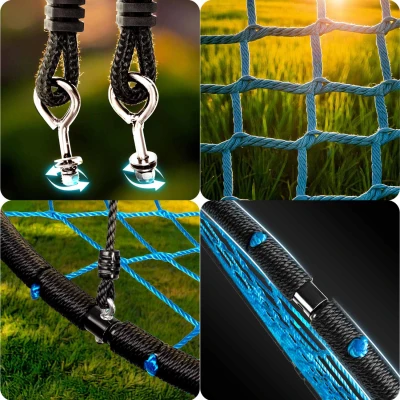 Neo-Sport NS-104 Houpačka čapí hnízdo 100 cm, černo-modrá