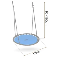 Neo-Sport NS-102 Houpačka čapí hnízdo 120 cm, černo-modrá