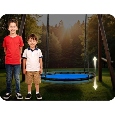 Neo-Sport NS-102 Houpačka čapí hnízdo 120 cm, černo-modrá