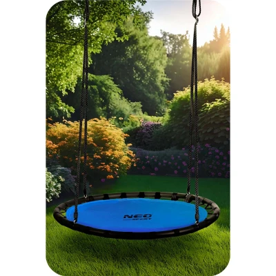Neo-Sport NS-102 Houpačka čapí hnízdo 120 cm, černo-modrá