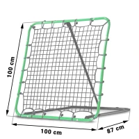 Neo-Sport 1458 Tréningová bránka Rebounder, 100 x 100 cm, čierno-zelená