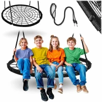 Neo-Sport NS-104 Hojdačka „Čapí hniezdo“ 120 cm, čierna