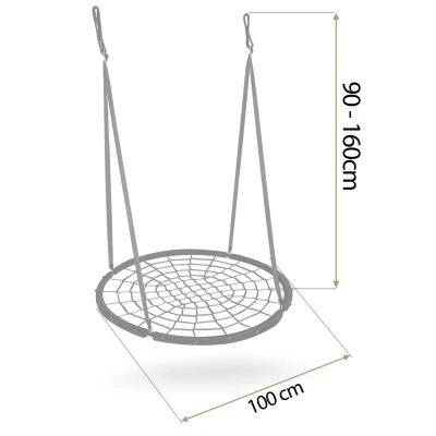 Neo-Sport NS-104 Houpačka čapí hnízdo 100 cm, černá