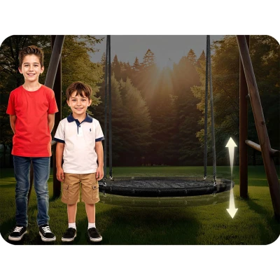 Neo-Sport NS-104 Houpačka čapí hnízdo 100 cm, černá
