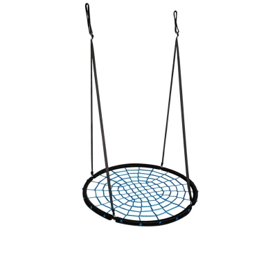 Neo-Sport NS-104 Hojačka „Čapí hniezdo“ 120 cm, čierno-modrá