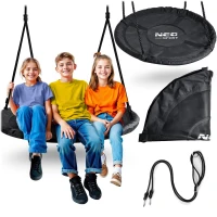 Neo-Sport NS-103 Hojačka „Čapí hniezdo“ 110 cm, čierna