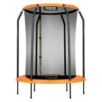 Neo-Sport NS-05W240F Záhradná trampolína pre deti 152 cm s ochrannou sieťou, oranžová