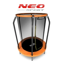 Neo-Sport NS-05W240F Záhradná trampolína pre deti 152 cm s ochrannou sieťou, oranžová