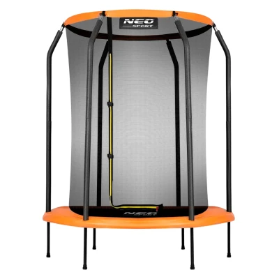 Neo-Sport NS-05W240F Záhradná trampolína pre deti 152 cm s ochrannou sieťou, oranžová
