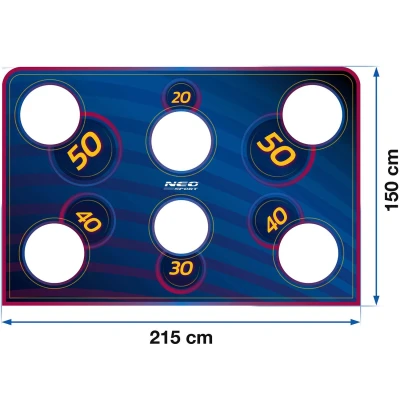 Neo-Sport 1475 Sieť do bránky 215 x 150 cm, modrá