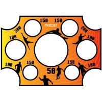 Neo-Sport 1478 Cílová plachta do branky 215 x 150 cm, oranžová