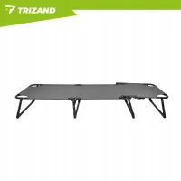Trizand 27633 Skladacie záhradné ležadlo s matracom 192 × 68 × 28 cm, sivé