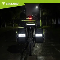 Trizand 27339 Cyklistická taška, vodoodolná, 53 l, 3 v 1, čierna 