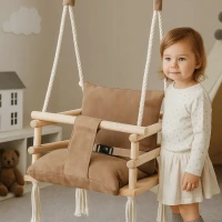 Kruzzel 26685 Interiérová houpačka 3 v 1, béžová