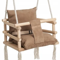 Kruzzel 26685 Interiérová houpačka 3 v 1, béžová