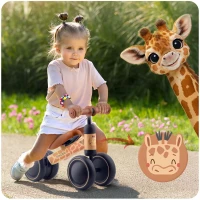 Ricokids 760605 Trojkolka pre deti, hnedá