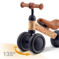 Ricokids 760605 Trojkolka pre deti, hnedá