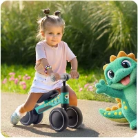Ricokids 760604 Tříkolové odrážedlo pro děti, tyrkysové