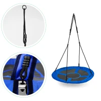 ECOTOYS BOC100 Houpačka hnízdo, 100 cm, modrá
