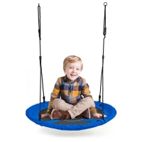 ECOTOYS BOC100 Houpačka hnízdo, 100 cm, modrá