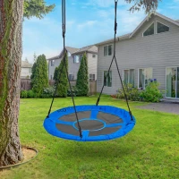 ECOTOYS BOC100 Houpačka hnízdo, 100 cm, modrá