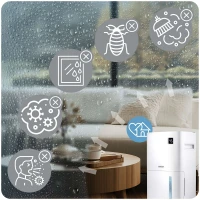 Berdsen BD-534 Odvlhčovač vzduchu 365 W, 2000 ml, Wi-Fi, biely