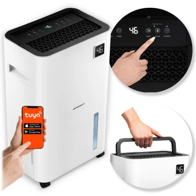 Berdsen BD-534 Odvlhčovač vzduchu 365 W, 2000 ml, Wi-Fi, biely