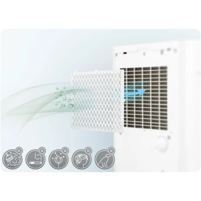 Berdsen BD-534 Odvlhčovač vzduchu 365 W, 2000 ml, Wi-Fi, biely