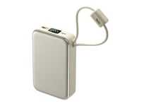 Verk 06394 Powerbanka 20 000 mAh, Quick Charge 3.0, USB-C, Lightning, 22,5 W, krémová
