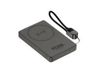 Verk 06395 Powerbanka 10 000 mAh, 20 W, USB-C, Lightning, Wireless QC, šedá